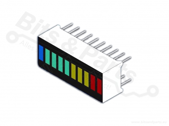 LED Bar 10 segment multi-color (VU meter)